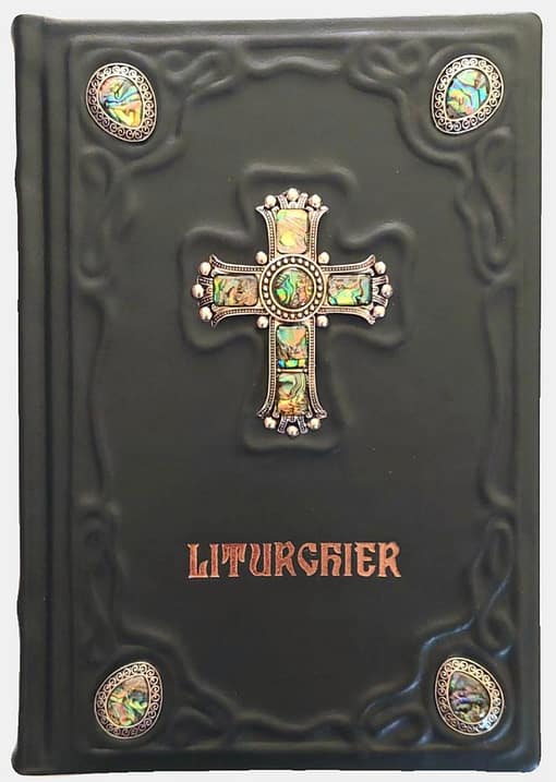 Liturghier A4 unicat cu pietre semiprețioase 2