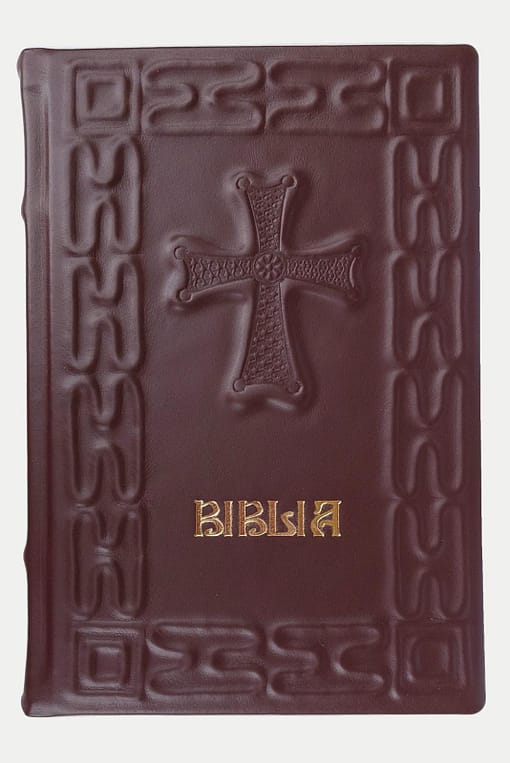 Biblia Centenar unicat, model relief 2, husă nețesut