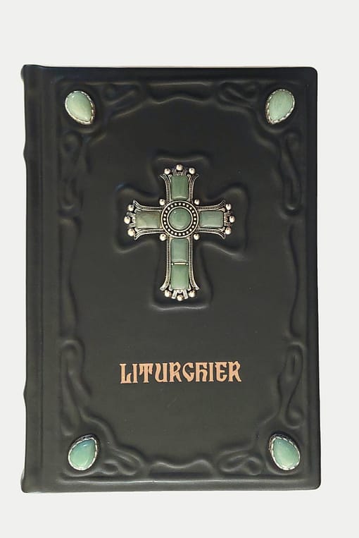 Liturghier A4 unicat cu pietre semiprețioase