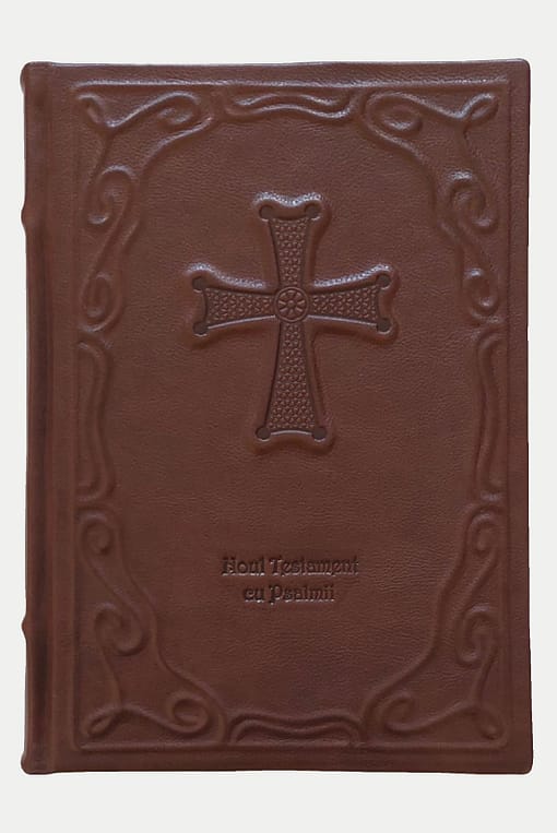Noul Testament cu psalmii unicat, model relief 1, format A4